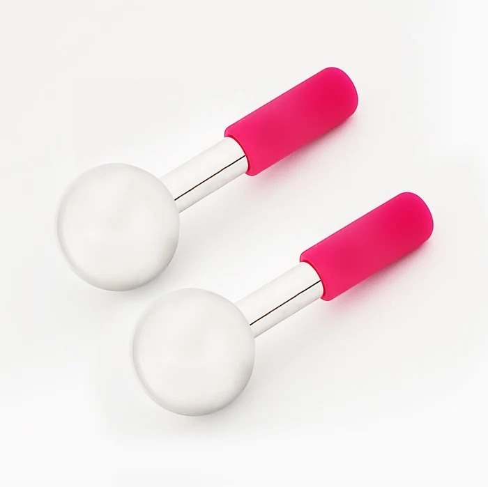 Esthemax rolling cryo globes with pink handles