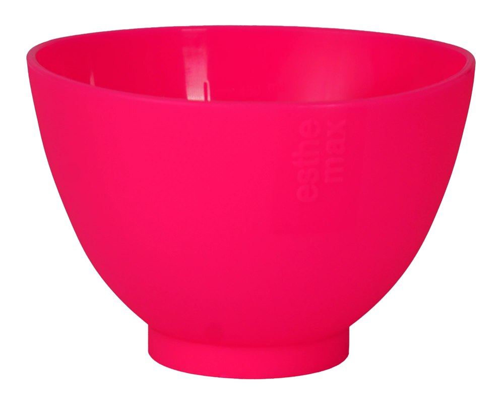 Esthemax silicone mixing bowl in hot pink