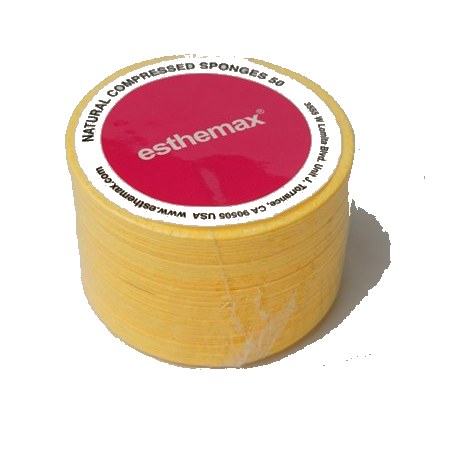 Esthemax natural compressed sponges